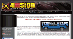 Desktop Screenshot of 4msigns.com